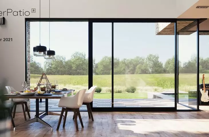 MasterPatio - lift-and-slide door system with RedDot Award 2021