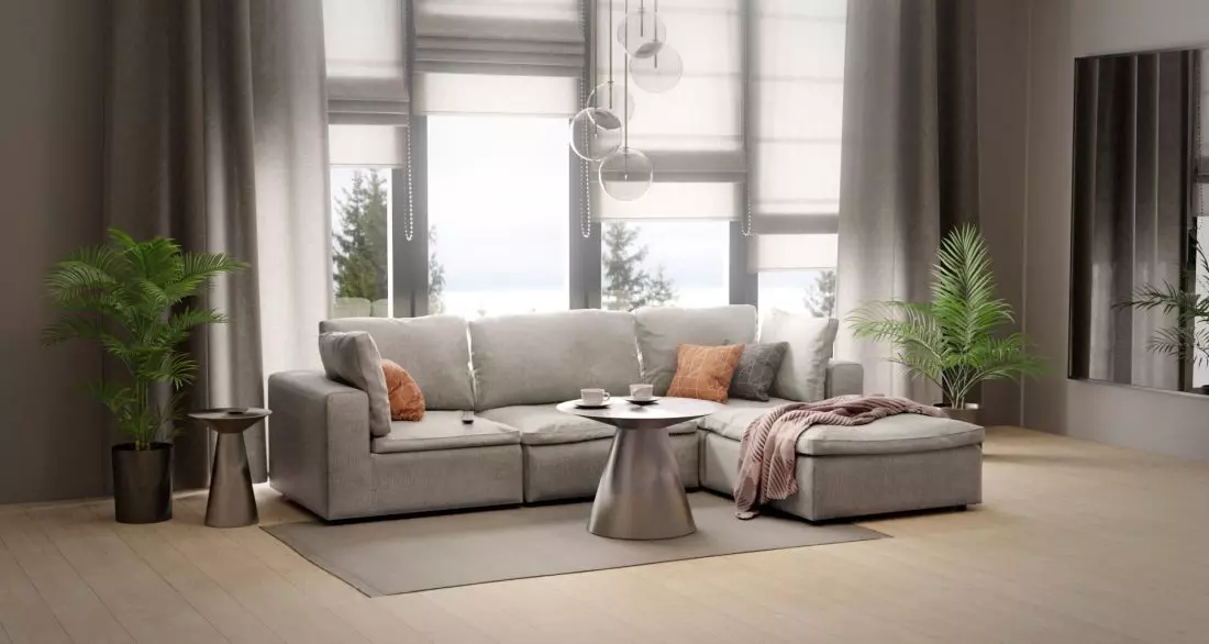Stolik Bali oraz sofa
Americana to wspaniała propozycja do salonu. Sofa jest bardzo wygodna, ma w pełni zdejmowaną tapicerkę oraz wypelnienie z puchu
gęsiego