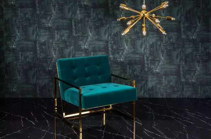 Fotel Krabi w kolorze Marine Green