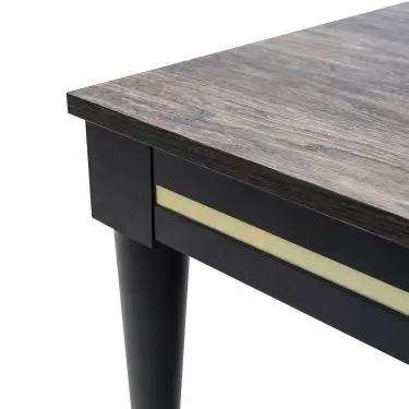 Color top D-10 oak onyx lacquer semi-matte with gold stripe