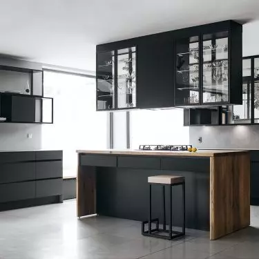 Styl loft – wyróżnia go czerń i drewno