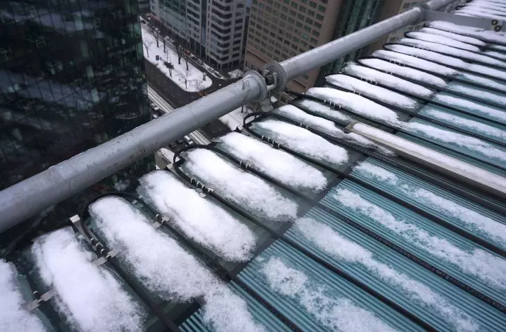 Ogrzewanie dachu, system FroStop, Warszawa