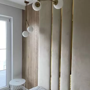 Custom Space upholstered panels with trim panels