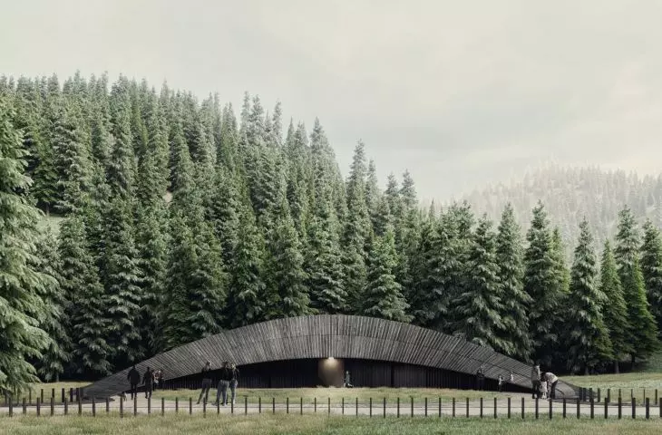 TWO WHEELS project could stand in Hucisko Glade