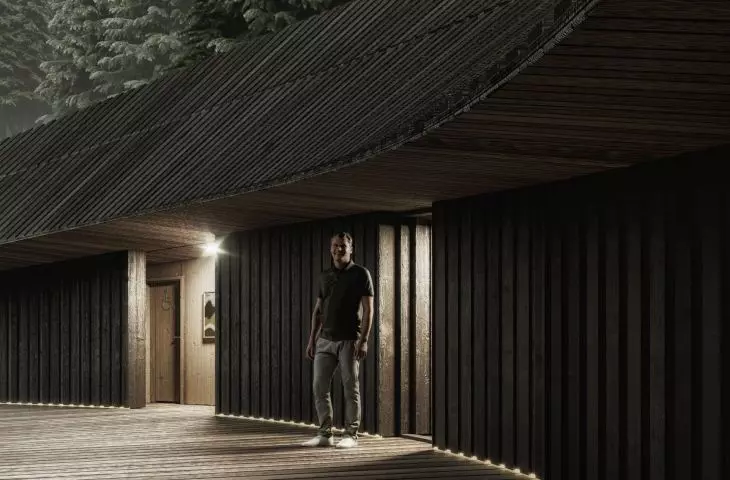 TWO WHEELS project, arcades protect from wind