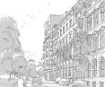 Sketch of the street taking into account the proposed facility