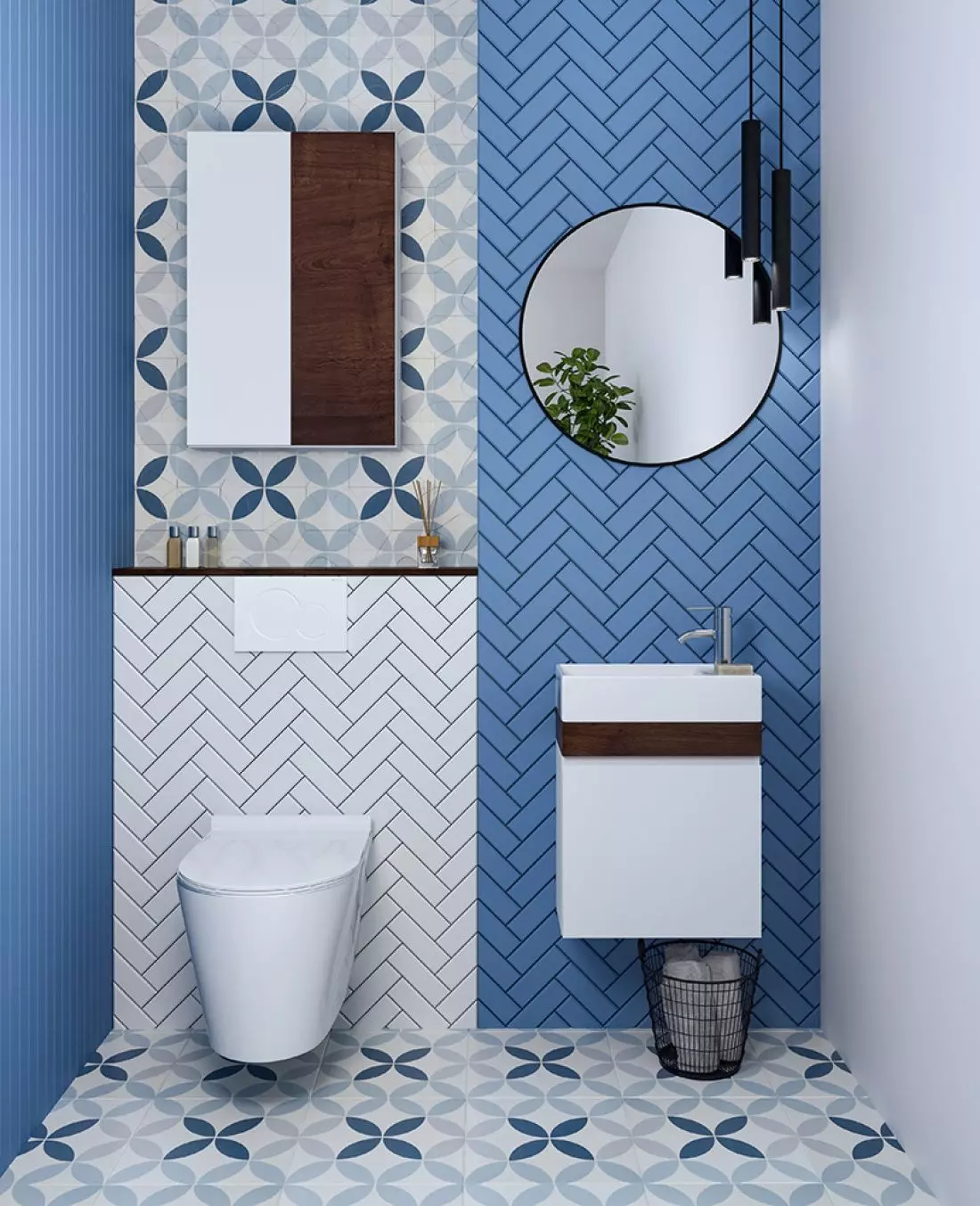 Umywalka Fika TR41355,
miska WC Amaro TR2217