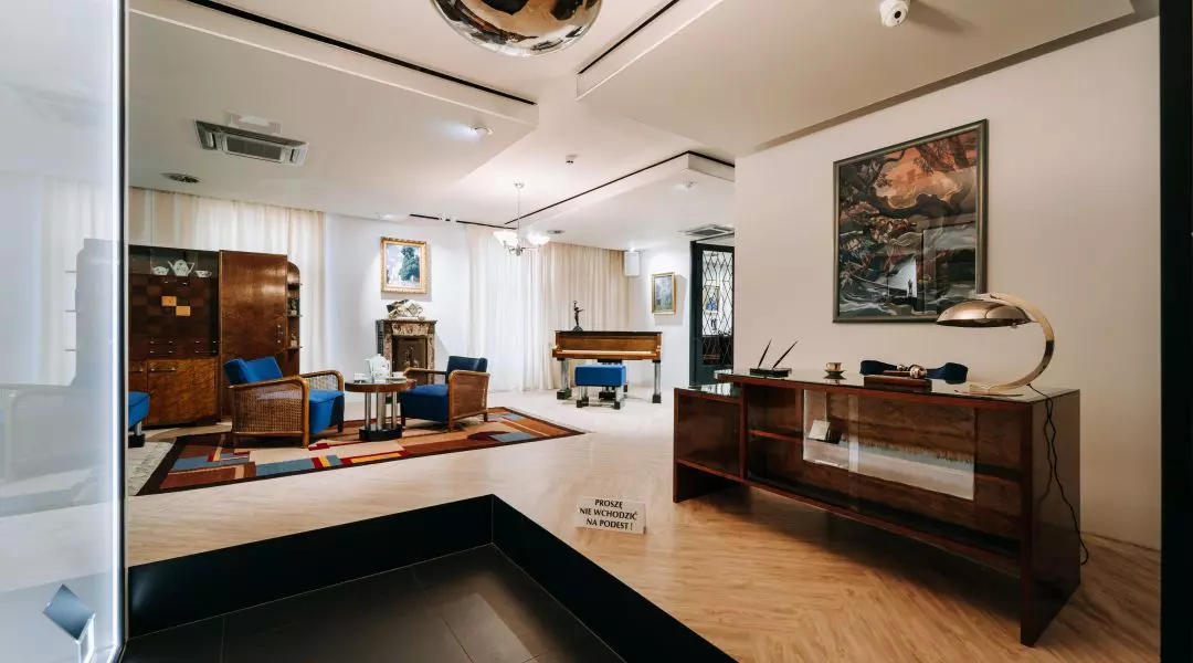 Wystawa art déco w Płocku, wnętrze gabinetu