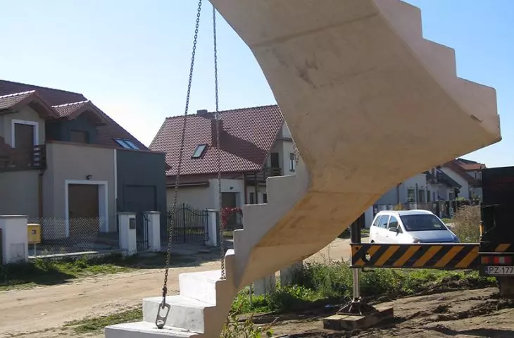 Schody prefabrykowane zabiegowe