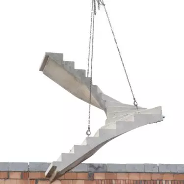 Prefabricated interlocking stairs
