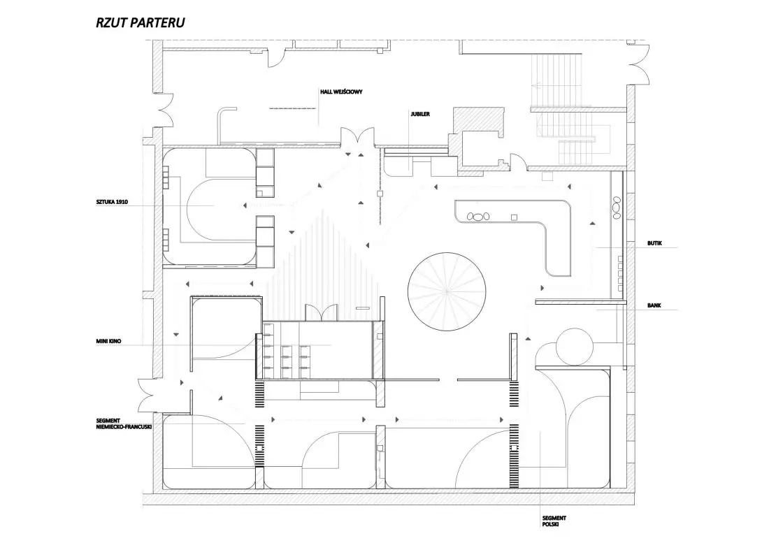 Wystawa art déco w Płocku, rzut parteru