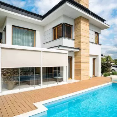 Modern and aesthetic - personalized terrace canopies from Tarasol