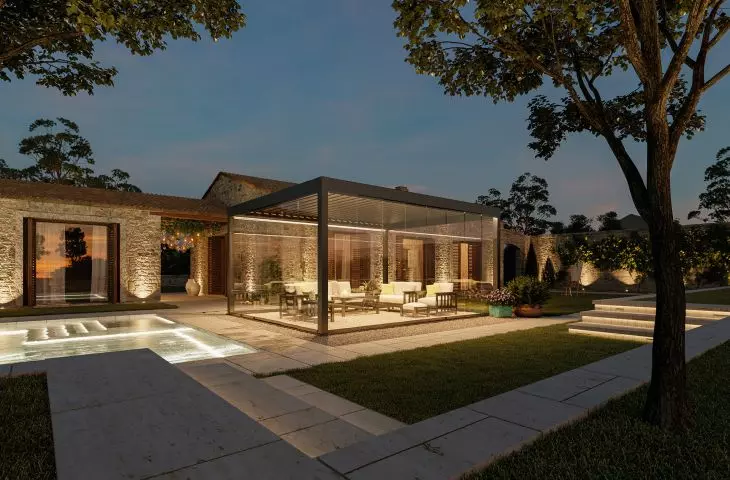 Modern and aesthetic - personalized terrace canopies from Tarasol