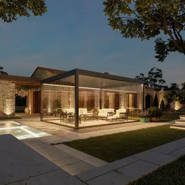 Modern and aesthetic - personalized terrace canopies from Tarasol