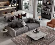 The carpet used in the arrangement: DIAMOND ANATO dark beige