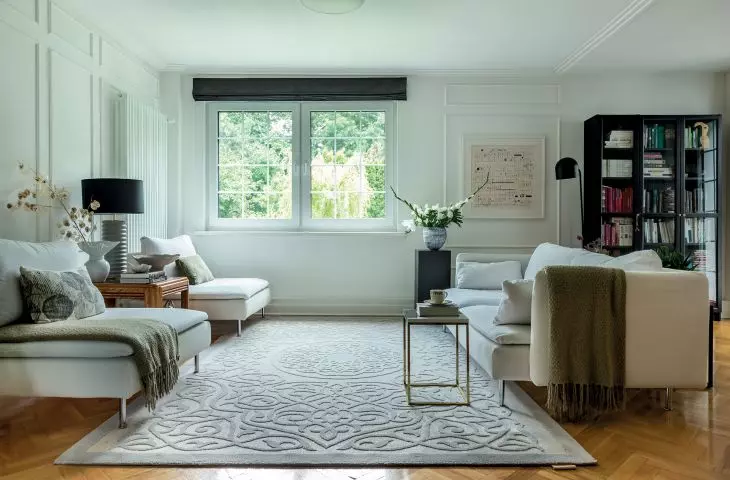 The carpet used in the arrangement: GALAXY KLARO white