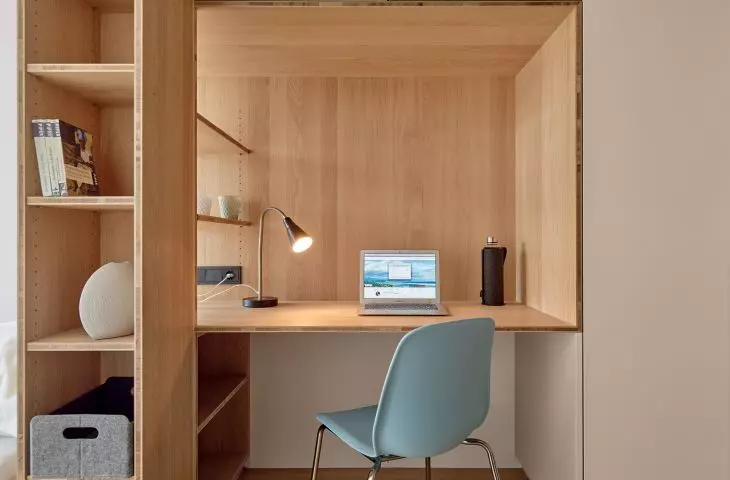 Use of EGGER products in a cabinet in a Senior Citizen's Home, Reith Bei, Austria