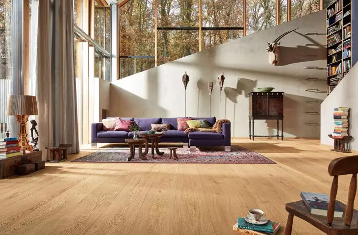 Podłoga drewniana Lindura | HD 400 | Dąb naturalny czysty 8743