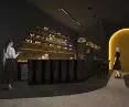 The interior of the bar 