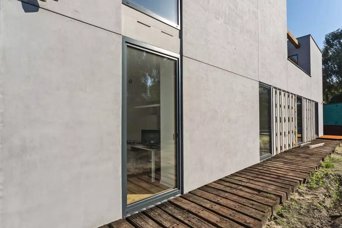 BETON –
faktura elewacji z myślą o industrialnych klimatach