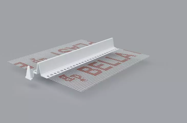 BP19 listwa PVC ozdobna wraz z systemową zaślepką BP19 CAP