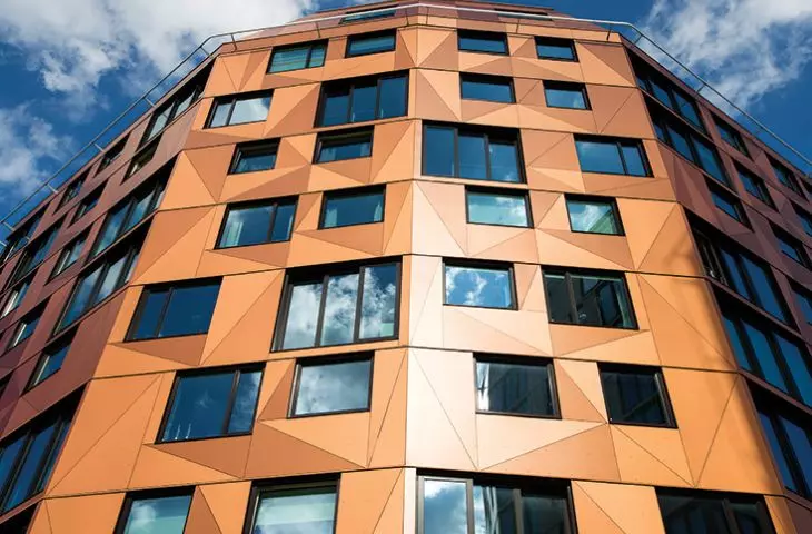 Trespa panel facade