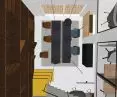 Przestrzeń coworkingowa, widok z góry