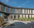 Nuco office building in Wolomin, designed by NMH Architecture & Design, color: 533 Morvan, 73 Leto, 43 Argentis, 75 Quartis, 38 Creme