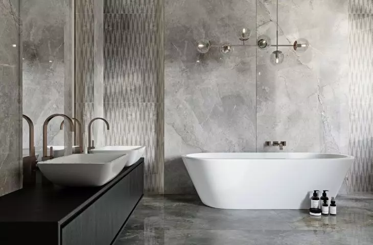 Masterstone silver/graphite collection