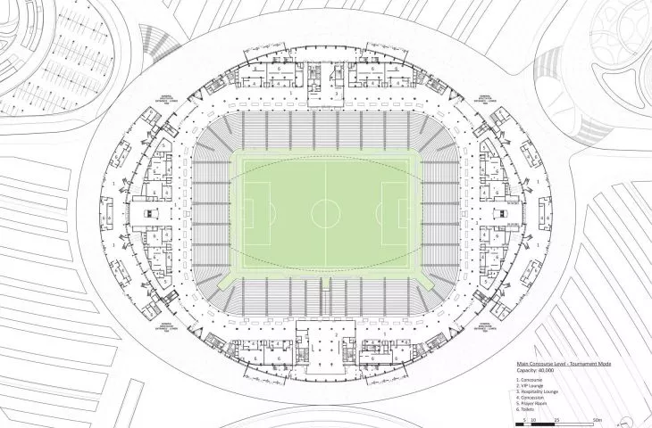 Stadion w Al-Wakra w Katarze