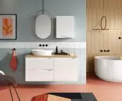 Implementation of a bathroom with Defra furniture