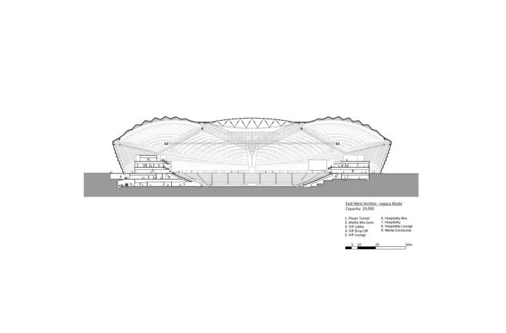 Stadion w Al-Wakra w Katarze