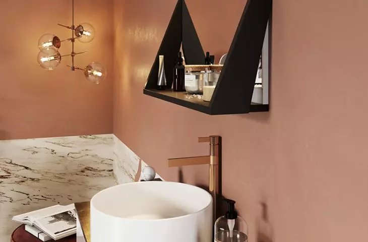 Implementation of a bathroom with Defra furniture