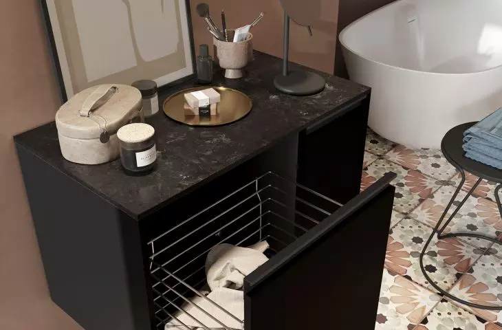 Implementation of a bathroom with Defra furniture