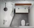 Rethink Space bathtub, Scandic Next X500 bathtub screen, Spring Vow washbasin