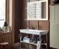 Washbasin with metal console from White Tulip series