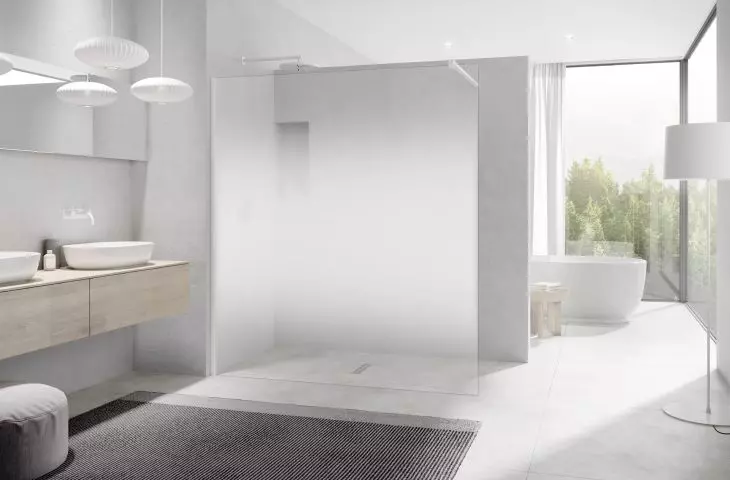 Walk-In XB z szybą piaskowaną