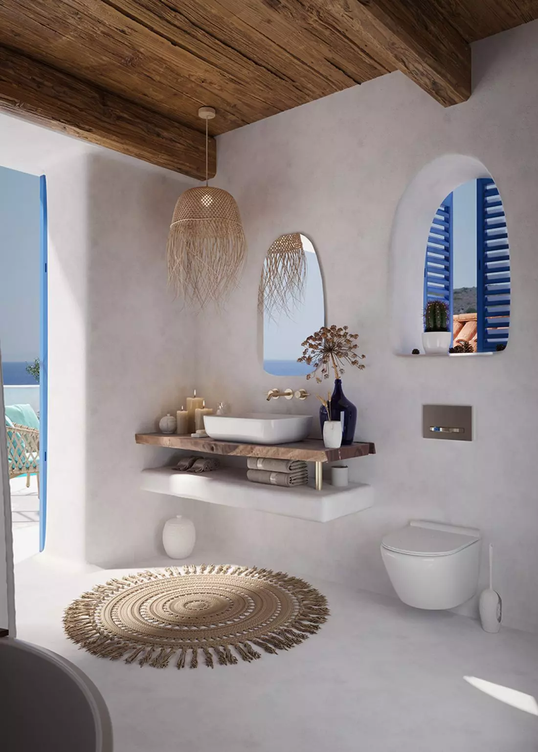 Umywalka Hera TR41290
oraz miska WC Millagro TR2210 PL: