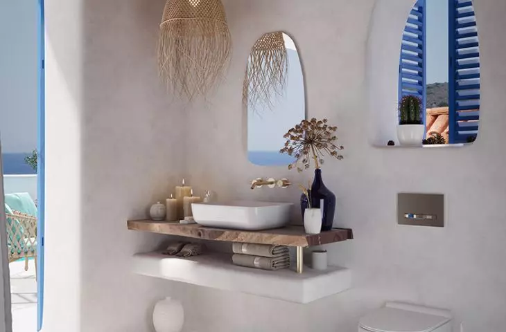 Hera TR41290 washbasin and Millagro TR2210 toilet bowl