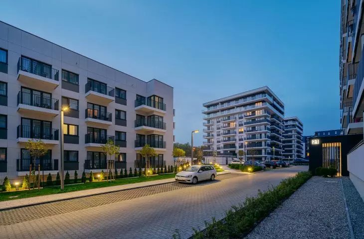 CORE LED, KARIN LED - Central Park Apartments, Lodz, Poland.