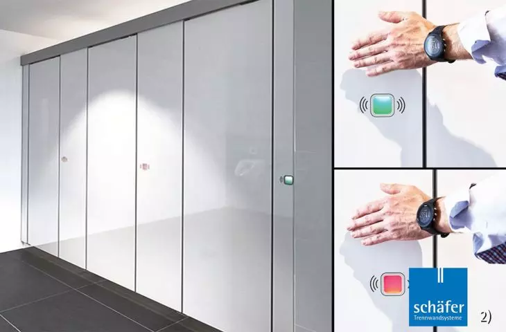 Cabs with contactless opening doors