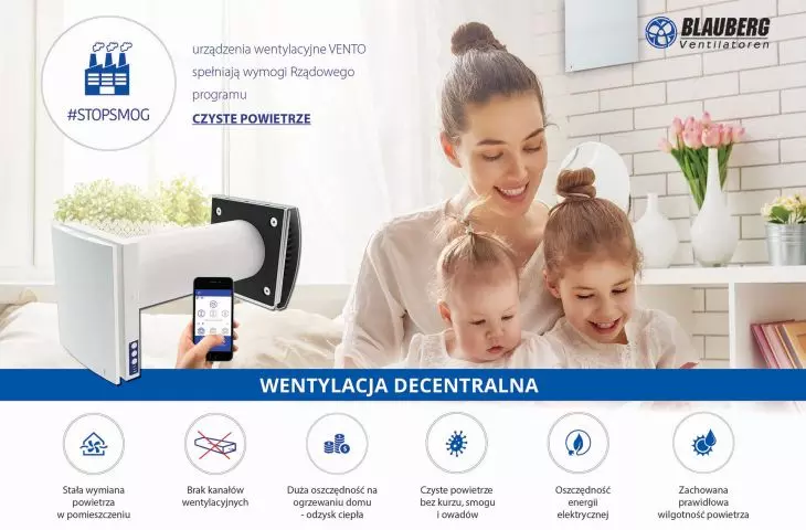 Decentralised ventilation 