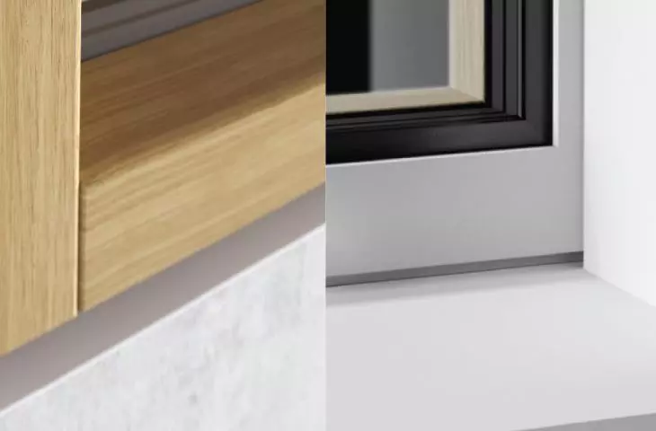 wood and aluminum window frame