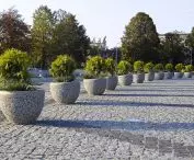 STYL-BET company offers a wide range of Maryla 2 deco is a large pots, ideal for planting shrubs and small trees decorative urban pots, made in washed concrete technology