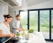 Larger glazing area
