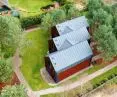 Tleń Lodge w Borach Tucholskich, widok z lotu ptaka
