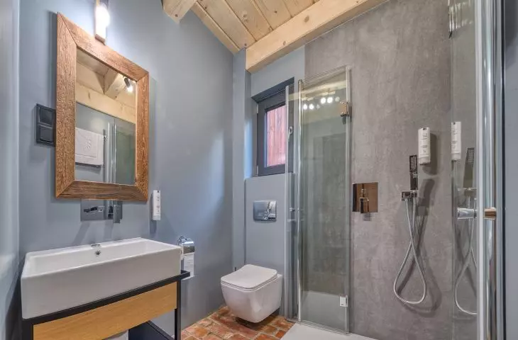Tleń Lodge in Bory Tucholskie, bathroom