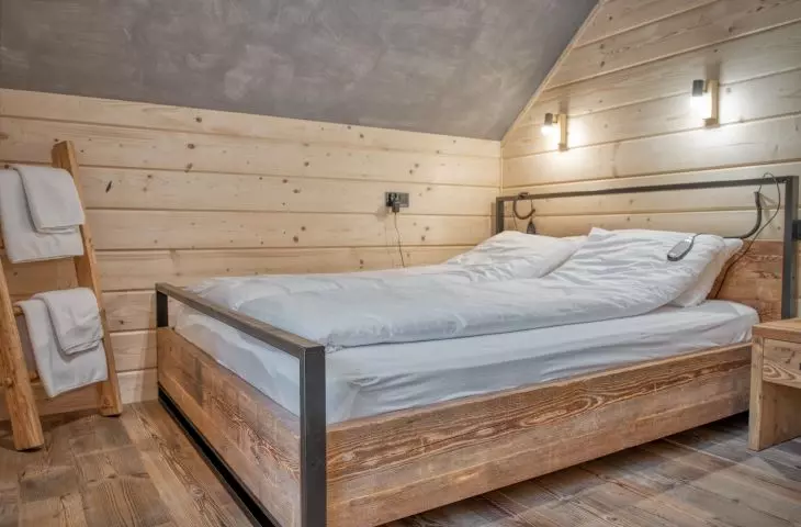 Tleń Lodge in Bory Tucholskie, bedroom
