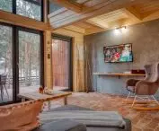 Tleń Lodge in Bory Tucholskie, living room
