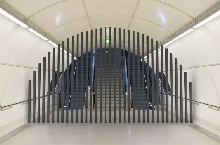 Ideal solution where there is not enough space for swinging and sliding gates